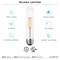 Luxrite T9 Tube LED Light Bulbs 5W 60W Equivalent 500LM 4000K Cool White Dimmable E26 Base, 4PK LR21655-4PK - alternate 6